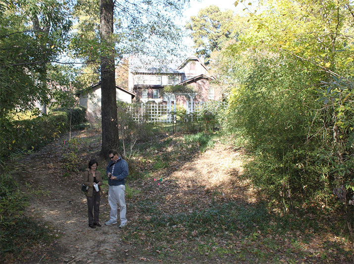 Department assists Welty House with Landscape Management Plan